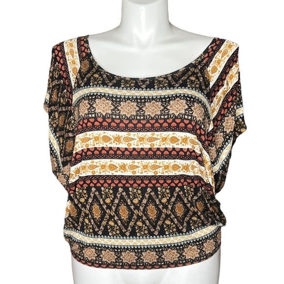 Raggs II Riches Boho Print Top size L - Picture 2 of 14